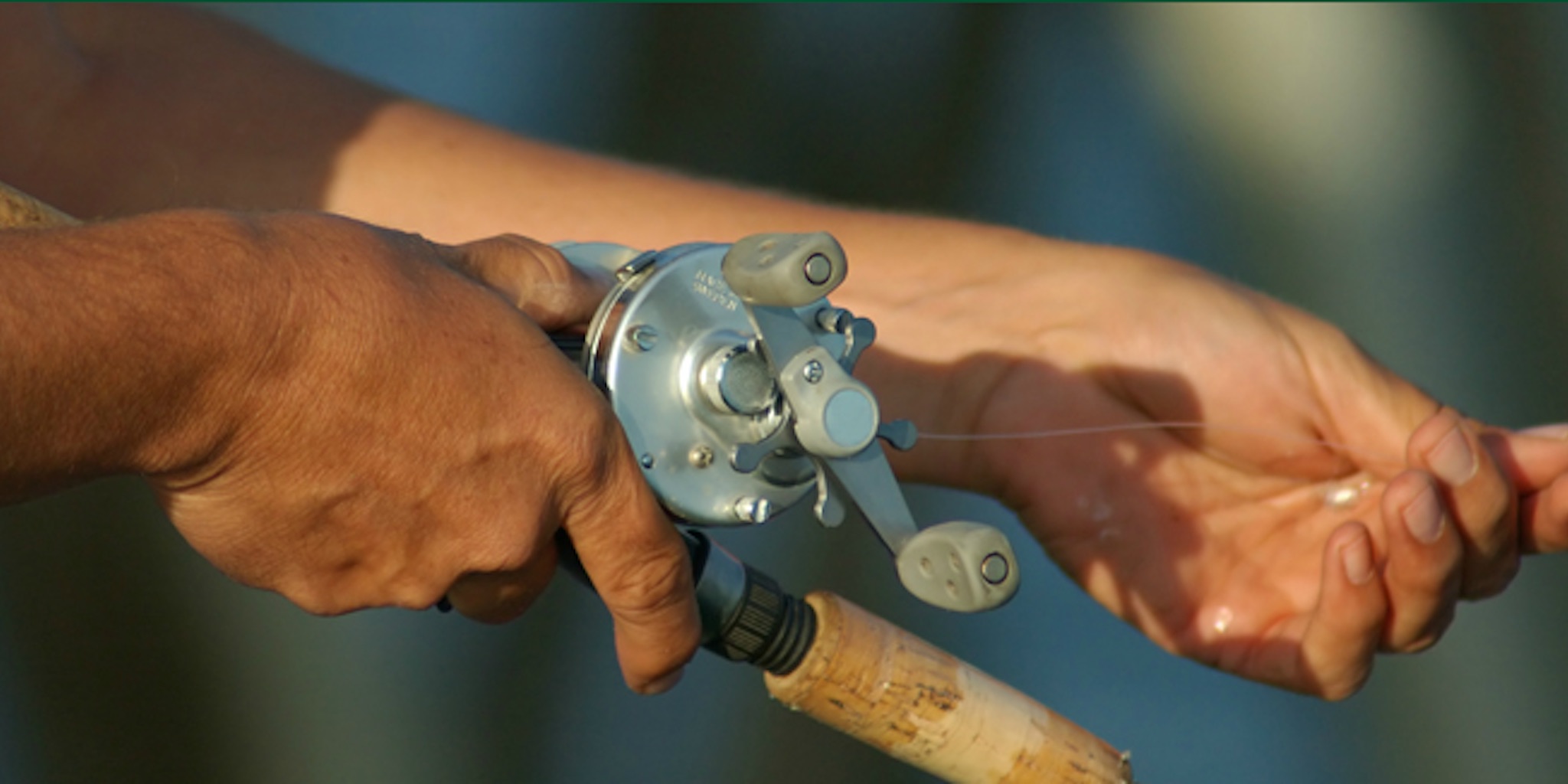 Fisherman's Hands while Fishing